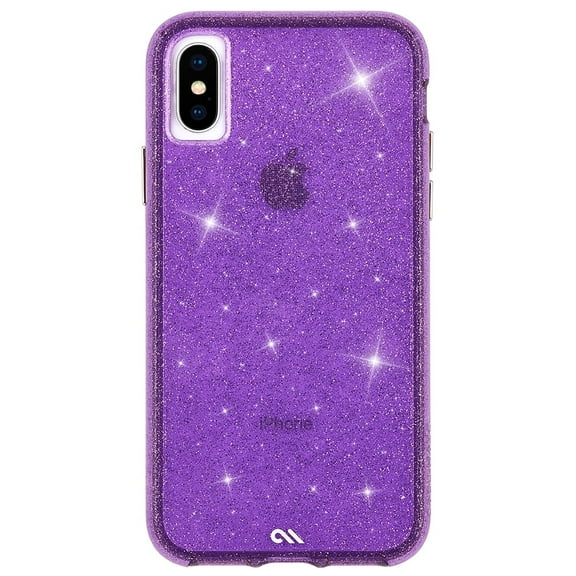 Case-Mate Sheer Crystal Case for Apple iPhone Xs / X - Purple