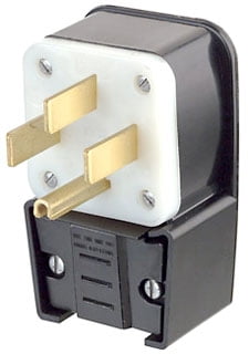 Leviton 9452-P 50 Amp, 125 250 Volt, Straight Blade, Plug, Industrial Grade, Grounding,... by Leviton