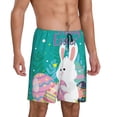 thumbnail image 2 of Rocae Happy easter for Men's Soft Sleep Pajama Shorts, Waistband and Pockets-XX-Large, 2 of 6