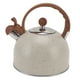 thumbnail image 3 of Tetera silbante de acero inoxidable de 2,5 l de capacidad para hervir agua en color beige, 3 of 14