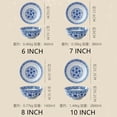 thumbnail image 3 of CHUNTIAN Ceramic Bowl Korean Blue and White Porcelain Tableware Large Noodle Bowl Japanese Retro Soup Bowl Home Kitchen Supplies, 3 of 6