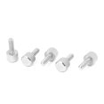 thumbnail image 1 of Boîtier d'Ordinateur PC en Acier Inoxydable Tête Plate Vis à Molette M4 x 12mm 5 Pcs, 1 of 2