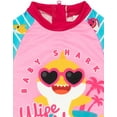 thumbnail image 3 of Baby Shark Combinaison de Surf 1 Pce Rose pour Filles, 3 of 5