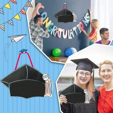 

VBXOAE 2022 New Graduation Season Square Graduation Wooden Pendant Ornament