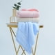 thumbnail image 3 of Nvzi 6 toallas de baño de algodón suave, súper suaves, muy absorbentes, para ducha, piscina, 28,35 x 12,99 pulgadas (azul cielo), 3 of 5