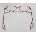 thumbnail image 5 of NEW D&A CHANTEL COCO WOMENS/LADIES DESIGNER FULL-RIM TRANSPARENT BROWN / GOLD / ROSE POPULAR STYLE CAT EYES SLEEK FRAME DEMO LENSES 49-16-135 FLEXIBLE HINGES EYEGLASSES/EYEWEAR, 5 of 9