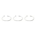 thumbnail image 4 of Decodeary Durable Metal For Long-lasting Performances Silver Easy Installation Without 3Set, 4 of 6