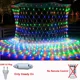 thumbnail image 3 of 3M/6M/12M/18M LED String Christmas Net Mesh Lights Fairy Curtain Garland Outdoor Waterproof For Party Garden Wedding Decoration, 3 of 5