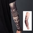 thumbnail image 4 of Tattoo Cuff Fake Sunscreen Arm Sleeve Soft Elastic Arm Gloves For Cycling, 4 of 5