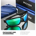 thumbnail image 7 of Xagger Wrap Around Polarized Sports Sunglasses for Men Women TR90 Frame Driving Running Fishing Sun Glasses, 7 of 7