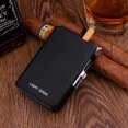 thumbnail image 4 of YIKA Cigarettes Thick Case Double Direct Flame Windproof Lighter Case Gift Personalized Wholesale Black, 4 of 6