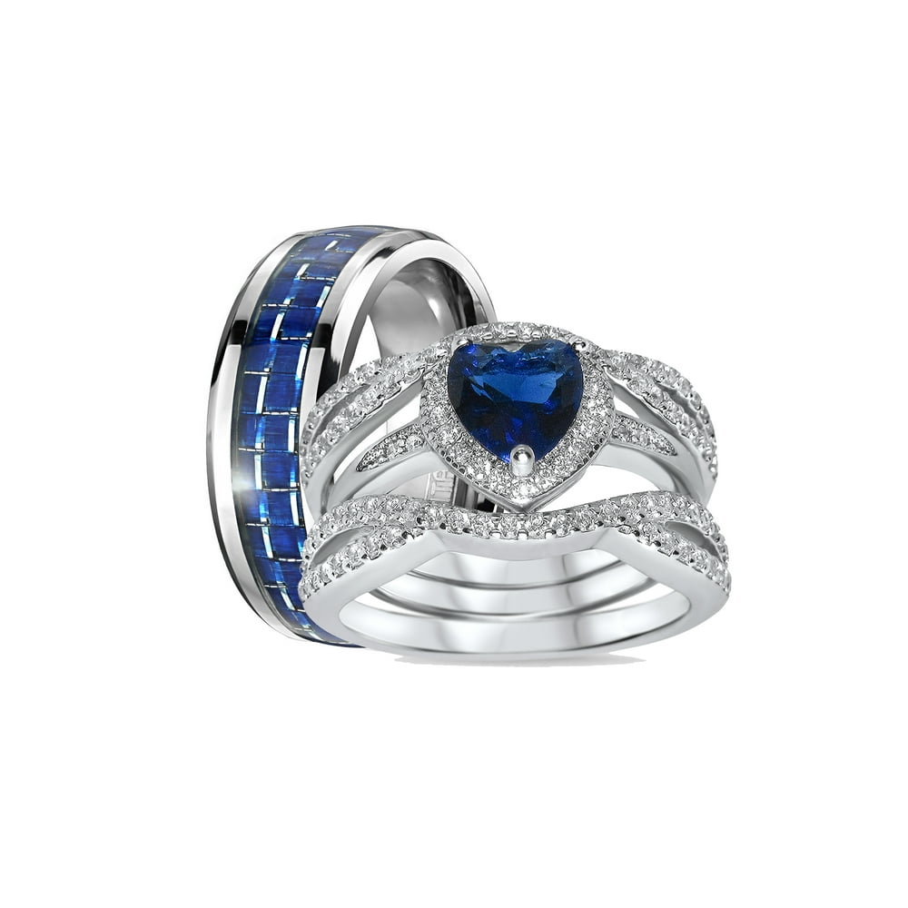 LaRaso &amp; Co His and Hers 3 Piece Trio Sterling Silver