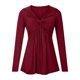thumbnail image 4 of Puntoco Primavera Mujer Moda Cuello en V Manga larga Color sólido Sexy Casual Tee tops Puntoco Puntoco-468, 4 of 8
