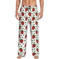 thumbnail image 2 of Goofa Strawberry Printed Soft Pajama Pants for Men, Wide Leg Comfy Casual Lounge Yoga Pants-X-Large, 2 of 9