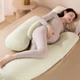 thumbnail image 2 of Almohadas para mujeres embarazadas, 180x110x80cm, protegen la cintura, protegen el sueño, el Abdomen, durante el embarazo, maternidad qym unisex, 2 of 2