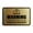Brushed Gold, variant on Signs ByLITA Classic Framed Warning: Construction Zone - Hard Hat Required Door or Wall Sign Easy Installation | Health And Safety | Building And Warning Sign (Black) - Small