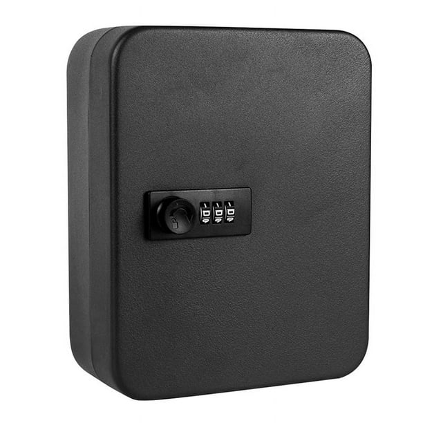 Armario Llaves con Combinación,20 Llaves,Caja para Llaves,Organizador Llaves con Cerradura para Montaje Pared,Caja Seguridad con Cerradura Armario Llaves Bloqueo de Código