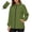 Army Green, variant on Rain Jacket for Women Packable Zipper Drawstring Hooded Trendy Loose Waterproof Jackets