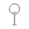 thumbnail image 3 of Labret Monroe Surgical Steel Door Knocker Design with Jewel - 7 Colors Available, 3 of 3