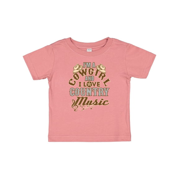 Inktastic Cowgirl Country Music Lover Girls Baby T-Shirt