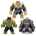 thumbnail image 2 of Bloques de construcción para niños, juguete de ladrillos para armar Mini figuras de acción, serie Heads, ideal para regalo de cumpleaños, 1 piezas, 2 of 2