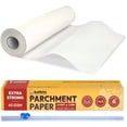 thumbnail image 1 of Katbite Heavy Duty Parchment Paper Roll for Baking, 15 in x 210 ft, 260 Sq.Ft Baking Paper with Slide Cutter, Easy to Cut & Non-Stick Cooking Paper for Bread, Cookies, Air Fryer, Steaming, Grilling, 1 of 8