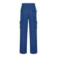 thumbnail image 4 of Eashery Baggy Cargo Pants Men Standard Tapered Chino Pants Relaxed Fit Cargo Pants With Stretch Hiking Pants for Men (Blue,XL), 4 of 5