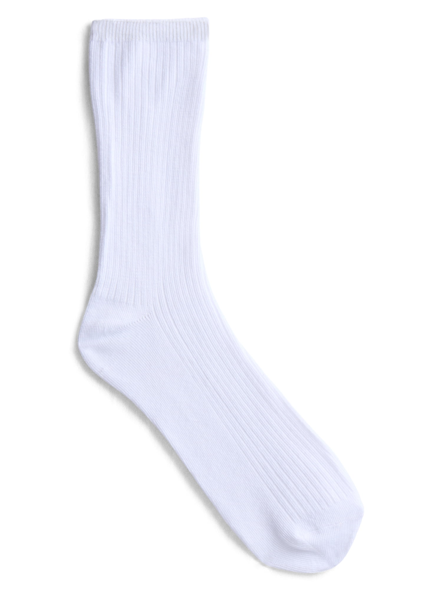Joyspun Women’s Crew Dress Socks, 6-Pack, Shoe Sizes 4-10