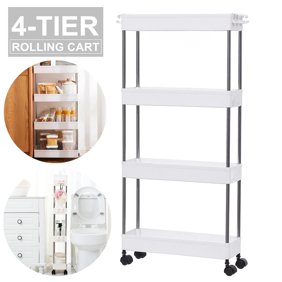 Slim Rolling Pantry 6 Tier Shelf 6 Pantry Walmart Com