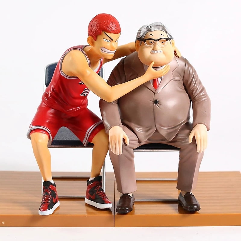 Slam Dunk Hanamichi Sakuragi Shohoku Anzai Sensei PVC Figure