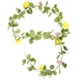 thumbnail image 5 of Guirnalda de limones artificiales con flores y hojas, plantas de enredadera de limón falsas, flores colgantes, decoración para la mesa del comedor., 5 of 6