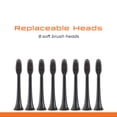 thumbnail image 3 of WOLK T6421 Ultra Whitening Toothbrush with Pressure Sensor & 5 Brushing Modes, 8 Dupont Brush Heads, Premium Travel Case, Rechargeable. Black, 3 of 6