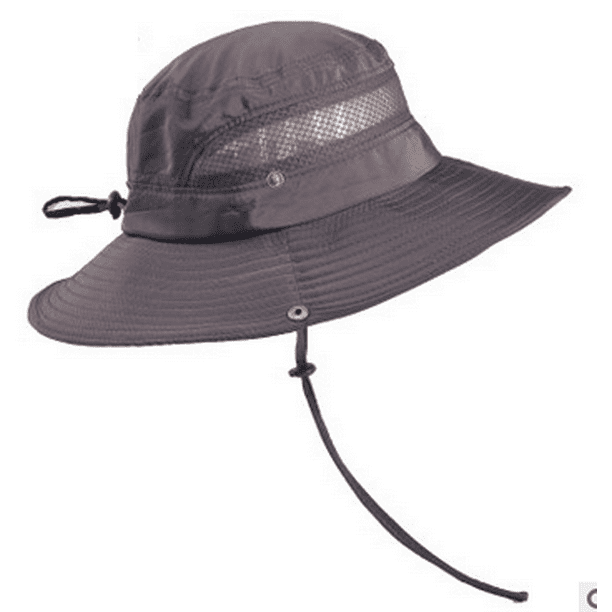 Artic Hat Beige/Gray Evaporative Cooling Sun Hat With UV