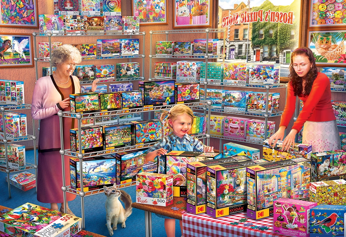 Kodak Premium Puzzles Rosen's Puzzle Store by Artist Eduard 2000