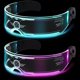 thumbnail image 1 of 2 pares de gafas con visera Led, Control Dual, 7 colores y 4 modos, gafas futuristas, gafas iluminadas, gafas Rave, gafas luminosas, 1 of 5