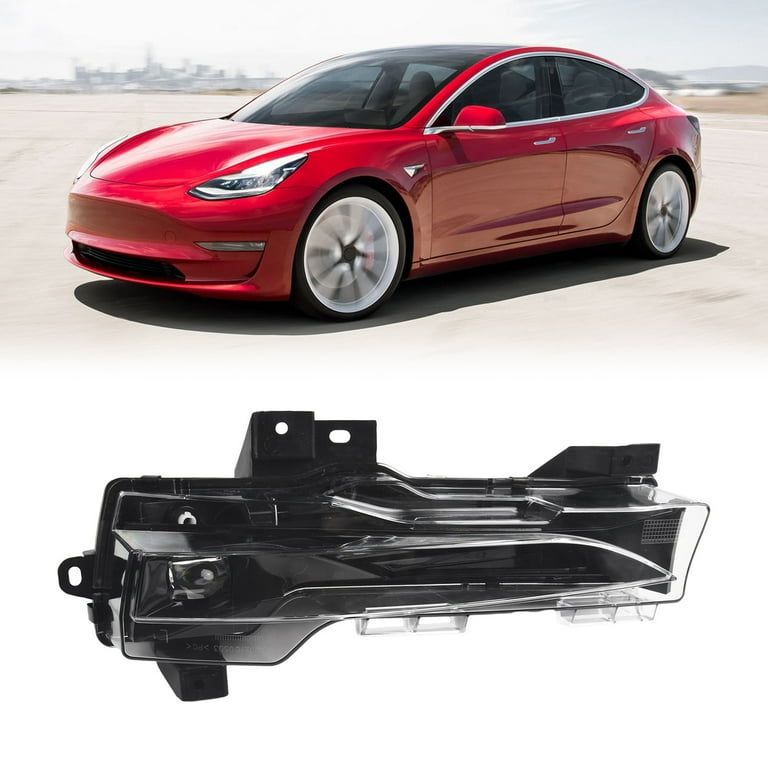 For TESLA MODEL 3 Y 2021 2023 LEFT FASCIA FOG LIGHT LAMP AMBER