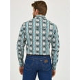 thumbnail image 2 of Wrangler Men's Checotah Southwestern Print Long Sleeve Snap Western Shirt Big - 112359442-BIG 3X, 2 of 4