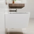 thumbnail image 4 of DeerValley Wall-Hung Toilet With Concealed In-Wall Tank, Rimless Dual Flush 1.1/1.6 GPF, Compact Elongated Bowl, High-Efficiency Ceramic Toilet Set For Modern Bathrooms DV-1F0379-CF, 4 of 11