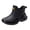 Black, variant on Men's Ankle Rain Boots No Slip Waterproof Lightweight Outdoor Work Fishing Garden Rubber Shoes