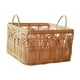 thumbnail image 2 of Cesta de almacenamiento, cesta de lavandería tejida, moderna organización, contenedor de lavado hueco 40cmx30cmx19cm, 2 of 9
