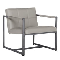 Studio Designs Home Camber Mid-Century Modern Accent Chair in Mushroom Gray