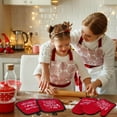 thumbnail image 3 of HEETLY 6-Piece Farmhouse Durable Polyester Cotton Microfiber Kitchen Linen Sets, 3 of 8