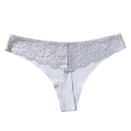 

cuitcosohg High Rise Underwear Women New Hot Panties for Women Lace Sexy Through Hollow Out Cotton Low Waist Lace Thong Polyester Lace Thong Plus Size Panties