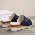 thumbnail image 6 of Mepaouo Platform Sandals for Women 2025 Wedges Slip on Espadrilles Slides Open Toe Summer Shoes, 6 of 8