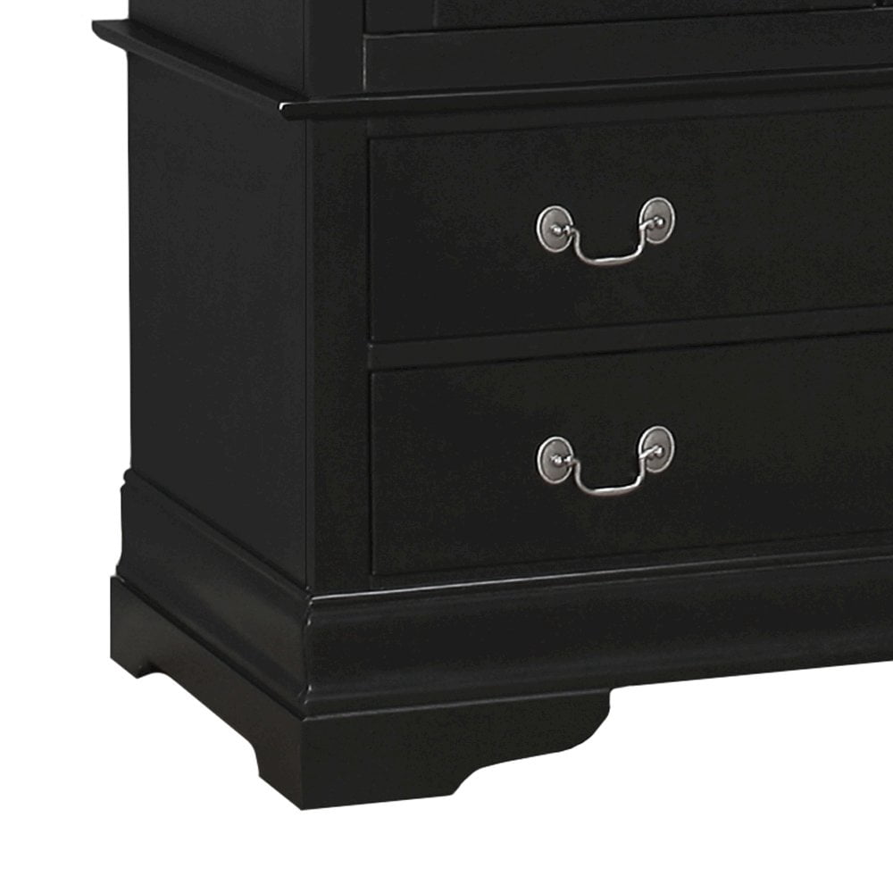 Glory Furniture Louis Phillipe G3150-A Armoire , Black