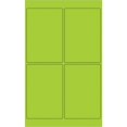 thumbnail image 2 of (2 pack) Tape Logic Rectangle Laser Label,4x6",GrnPK400 LL186GN, 2 of 2
