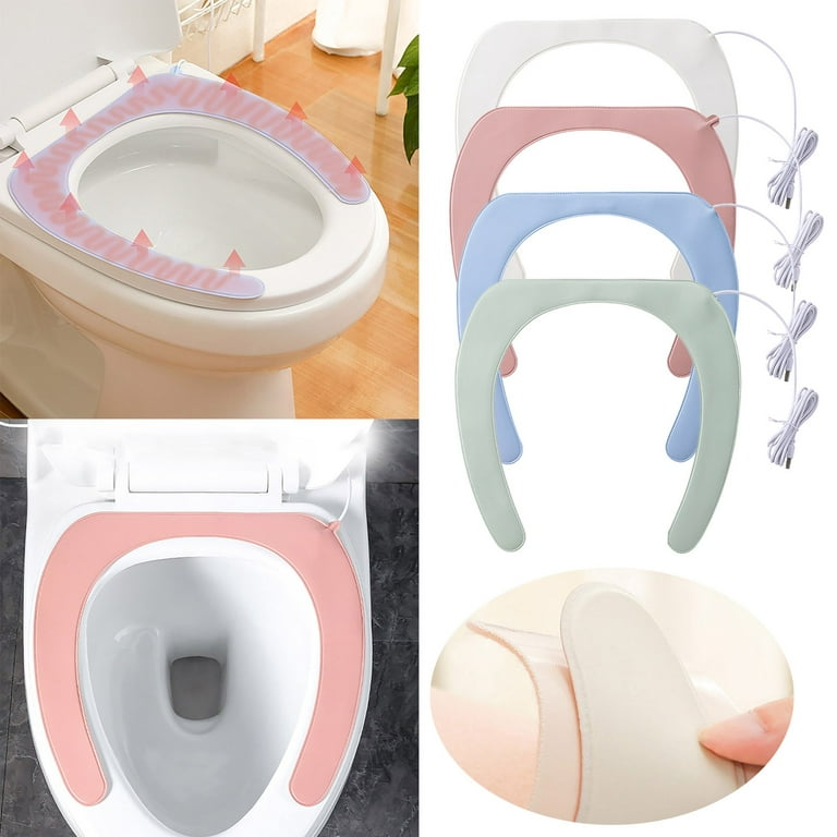 Toilet Seat Covers, Bathroom Soft Warm Washable Toilet Seat Cover