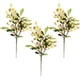 thumbnail image 1 of FloreceBien 3 piezas de hojas de olivo artificiales con frutas, ramas de olivo artificiales, plantas verdes para decoración del hogar y la oficina, 1 of 5