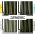 thumbnail image 3 of Exclusive Fabrics  Signature Extra Wide Blackout Velvet Curtain (1 Panel) Hunter Green 100 x 84 84 Inches, 3 of 5