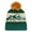 Flatirons/ Teal, variant on LOCALE Grand Recycled Cuffed Beanie Knit Beanie Winter Beanie 100% PET Yarn Unisex Pom Hat (Flatirons/ Teal, One Size)